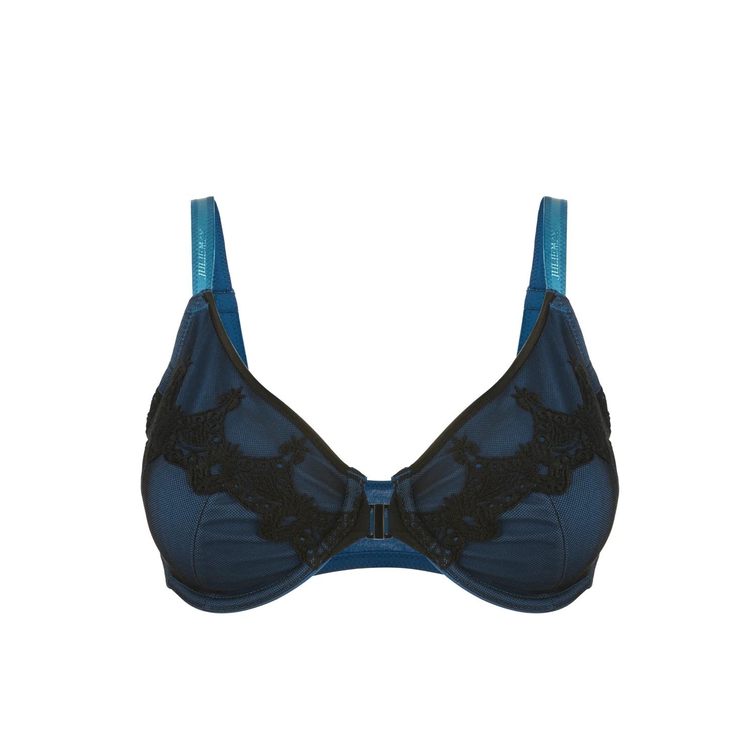front fastening organic cotton full cup bra