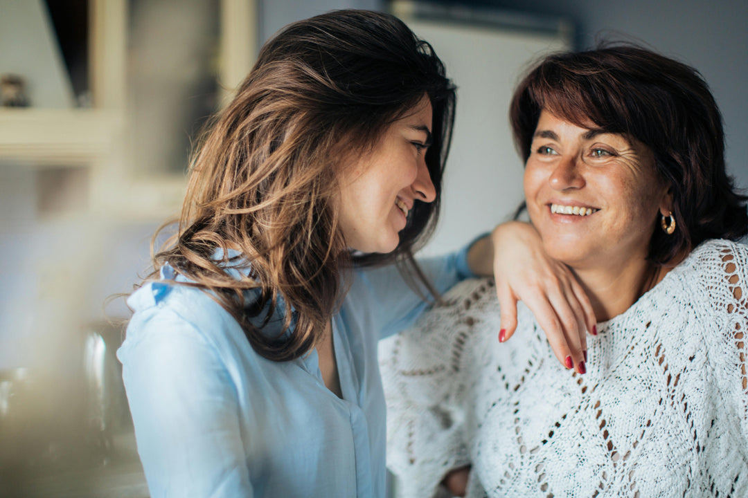 Woman learning about menopause for Menopause Awareness Month