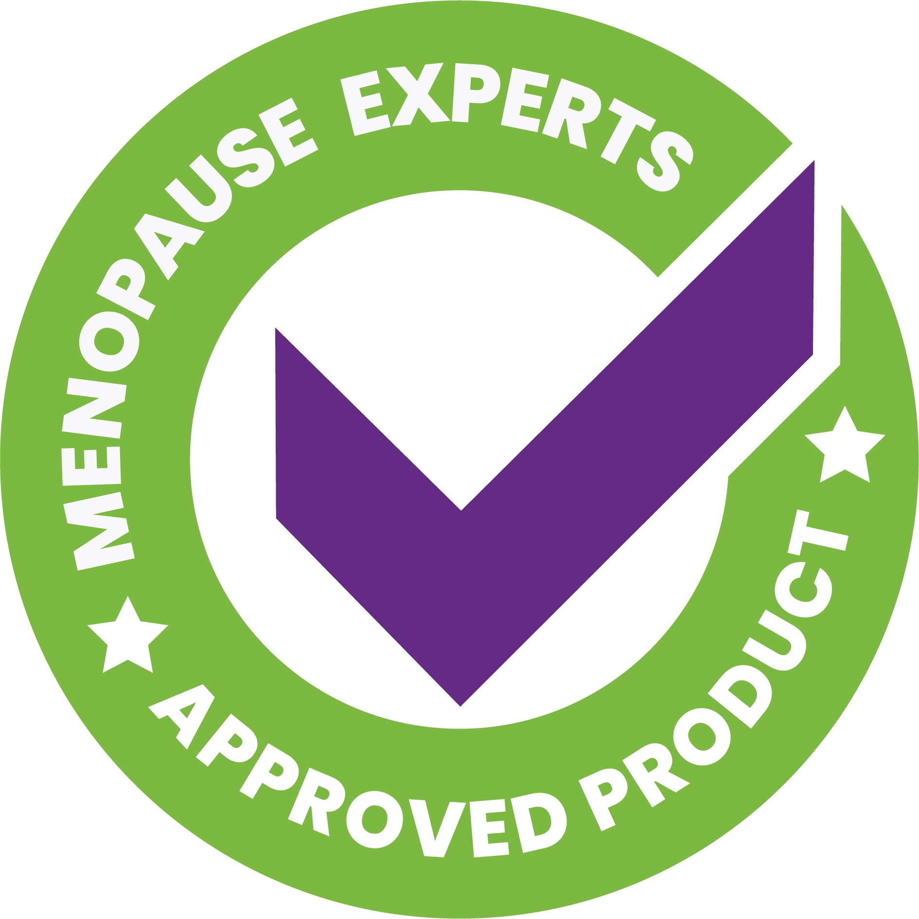 Menopause Experts approved product logo