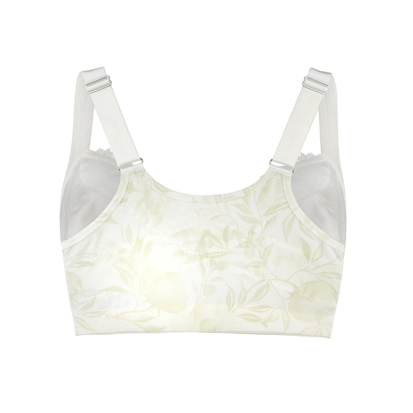 Back Support Certified Organic Cotton Sports Bra (Floral Spritz & Lily white)  – Juliemay Lingerie UK
