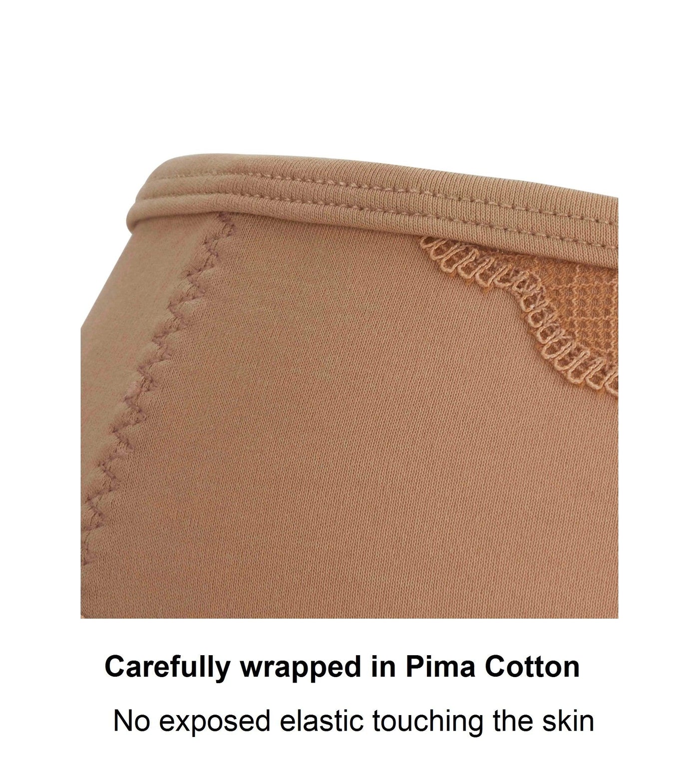 Vanessa- Silk & Organic Cotton Full Brief in Skin Tone Colours - Juliemay Lingerie