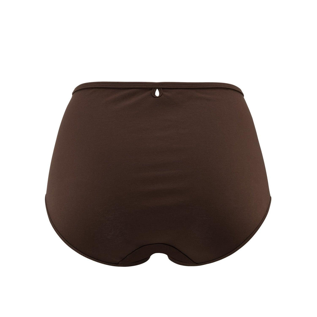 Vanessa Silk and Organic Cotton Full Brief in Skin Tone Colours, view 10 – Juliemay Lingerie