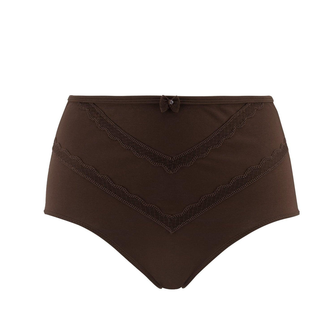 Vanessa Silk and Organic Cotton Full Brief in Skin Tone Colours, view 9 – Juliemay Lingerie