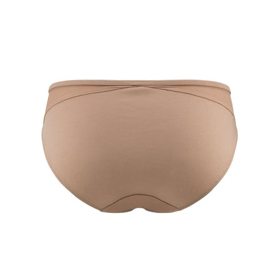 Hope - Silk & Organic Cotton Brief in Skin Tone Colours - Juliemay Lingerie