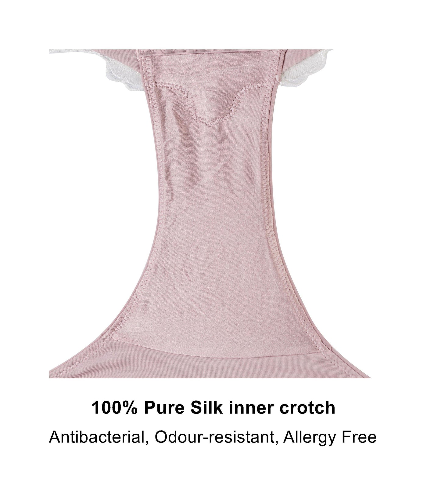 Marshamallow - Silk & Organic Cotton Brief - Juliemay Lingerie