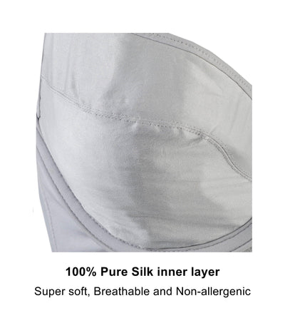 Mercury - Lace Silk & Organic Cotton Plunge Bra - Juliemay Lingerie