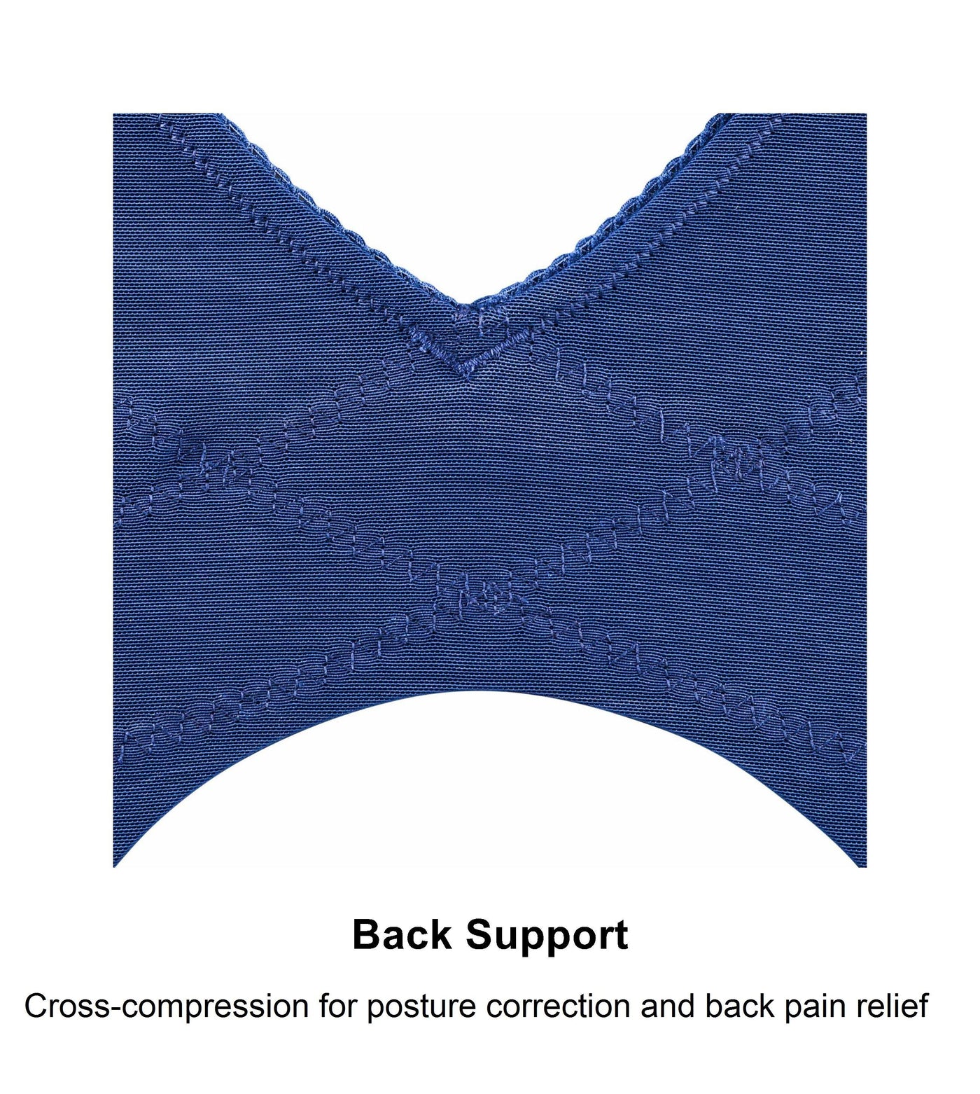 Silk & Organic Cotton Back Support Bra (Almond Peach & Pagent Blue) - Juliemay Lingerie