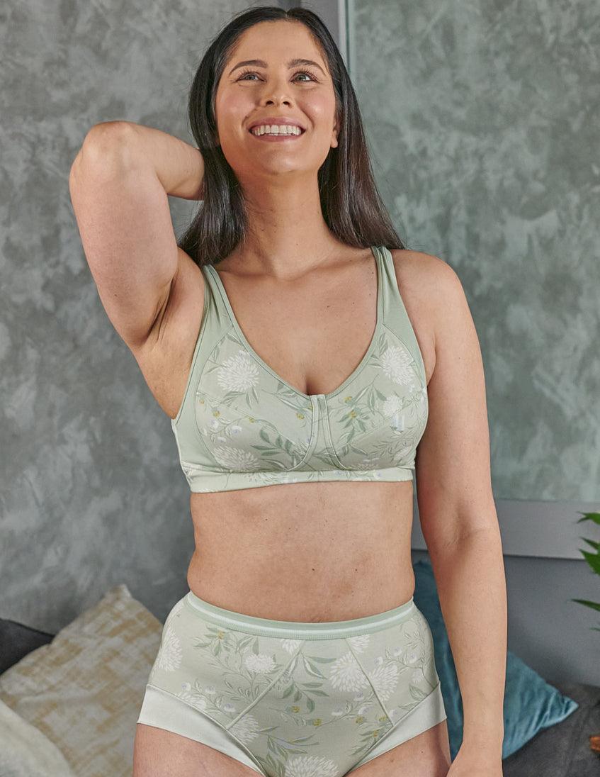 Valentina - Silk Back Support Full Cup Non Wire Organic Cotton Bra –  Juliemay Lingerie UK