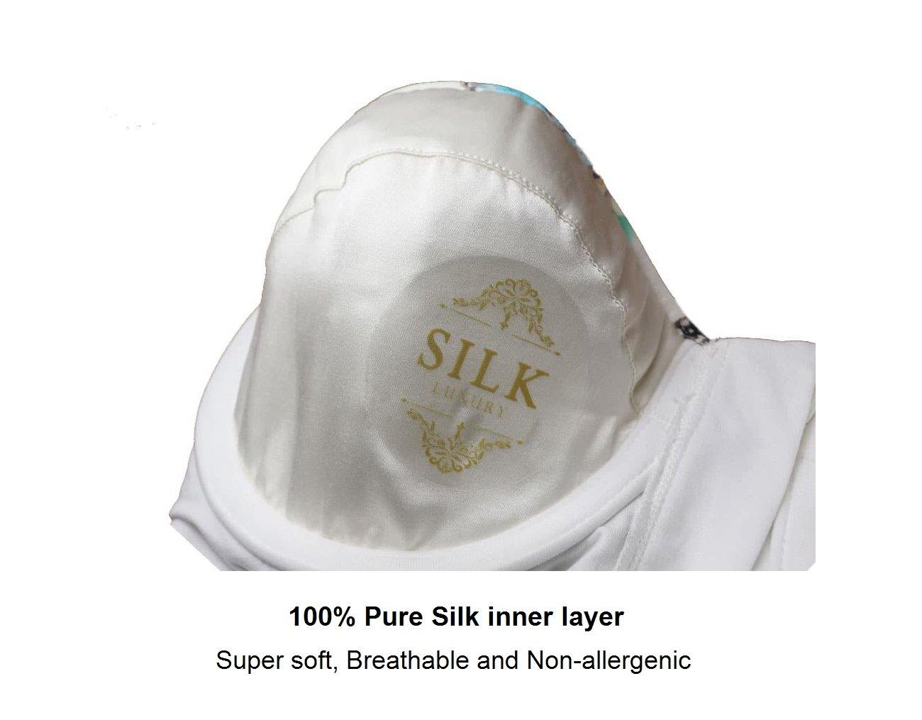 Morpho - Bendable Wire Silk & Organic Cotton Bra - Juliemay Lingerie