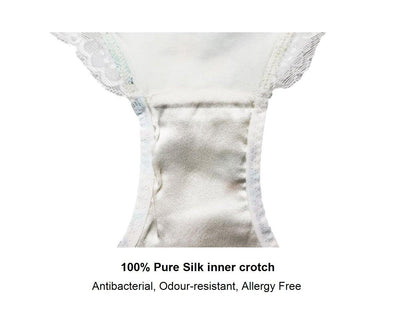 Morpho - Silk & Organic Cotton Brief - Juliemay Lingerie